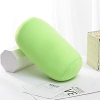 Xmhytop Almohada Cilíndrica Lavable, Extremadamente Cómoda, Soporte Cervical, Lumbar Y Dorsal, Separador Para Piernas, Ideal Para Columna Y Cuello Durante El Sueño (Verde)