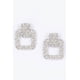 thumbnail image 2 of Pendientes Colgantes Fashnzfab Cadena Rectángulo Perla Falsa, 2 of 3