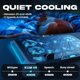 thumbnail image 5 of Base de refrigeración para portátil gaming KLIM V8 con 8 ventiladores RGB, 5 of 7