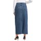 thumbnail image 3 of INSPIRE CHIC Falda Maxi de Mezclilla para Mujer Regreso a Clases Línea H Abertura Recta en la Parte Posterior Faldas Largas de Mezclilla Casual S Azul Retro, 3 of 6