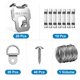 thumbnail image 3 of Colgador de Cuadros LZC 91 uds 40 lb / 18 kg de alta resistencia, 3 of 7