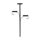 thumbnail image 5 of Candelabro con punta de árbol triple, soporte para copa de árbol triple, adorno práctico y práctico, base para copa de árbol para decoración de fiesta 90cm, 5 of 5