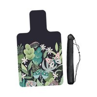 Magideal - Funda Para Esterilla De Pilates Reformer Con Bolsa De Malla Para Almacenamiento, Para Gimnasio, Fitness, 96 X 56 Cm, Portátil, De Goma De Ante, Antide Mariposa De Flores