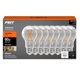 thumbnail image 1 of Bombilla LED de filamento Feit A19 E26 (mediana), color blanco suave, paquete de 8, 1 of 1