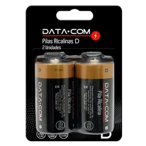Pila Alcalina D Display 2 Unidades Datacom Pronobel