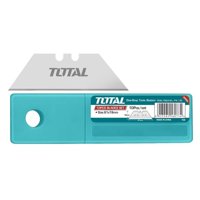 Total Tools - 10X Repuesto Hoja Cuchillo Cartonero Retráctil Tht519001