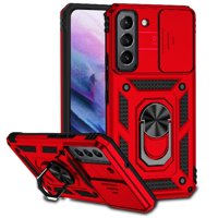 Estuche Gangxun Para Samsung Galaxy S22, Soporte Giratorio 360°, Estilo Mecánico Y Magnético