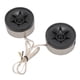 thumbnail image 4 of 2 altavoces redondos de 350 W con mini tweeter de cúpula, adhesivos, negros, universales para sistema de audio de automóvil., 4 of 8