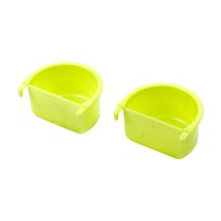 Ioensy - 2 Comederos Resistentes Para Pájaros, Para Loros, Periquitos Y Agapornis.