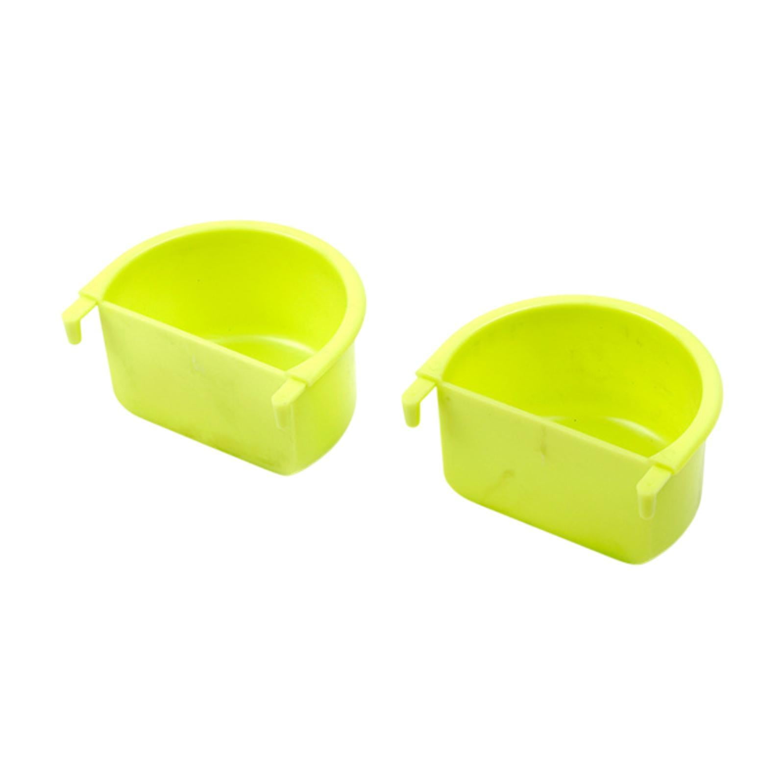 2 Comederos Resistentes Para Pájaros, Para Loros, Periquitos Y Agapornis.