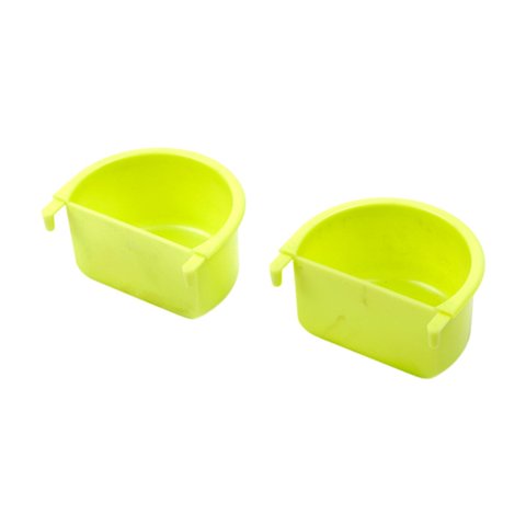 Ioensy - 2 Comederos Resistentes Para Pájaros, Para Loros, Periquitos Y Agapornis.