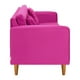 thumbnail image 3 of Sofa New Retro 3c Felpa 04 Fucsia, 3 of 6