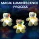 thumbnail image 4 of Oso de peluche LED Sofipal Glow 46 cm para niños, 4 of 4