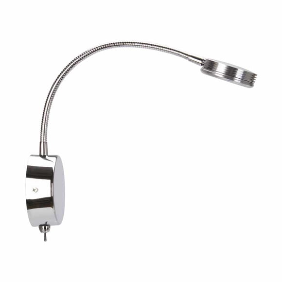 Aplique Lectura Aluminio Led 4W 300Lm 3000K C/Switch