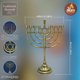 thumbnail image 4 of Vela Menorah Ner Mitzvah, bronce tradicional, 23 cm de altura, 4 of 7