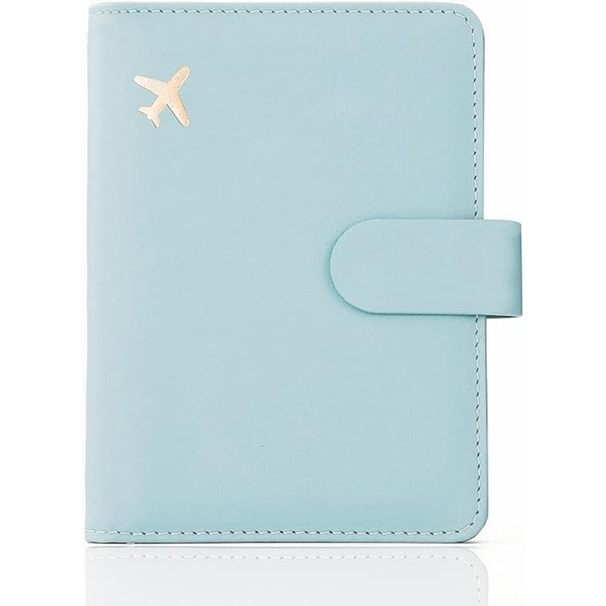 Veat00l - Porta De Pasaporte, Funda Para Pasaporte Con Bloqueo Rfid, Cierre De Banda Elástica, Caja De Pasaporte Para Mujeres Y Hombres, Caja De Pasaporte,caja De Tarjeta De Visita Bolsa