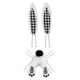 thumbnail image 4 of Kit De Corona De Decoración De Pascua Lindo Conejito Con Orejas Guirnalda De Bricolaje A Cuadros En Blanco Y Negro, 4 of 5