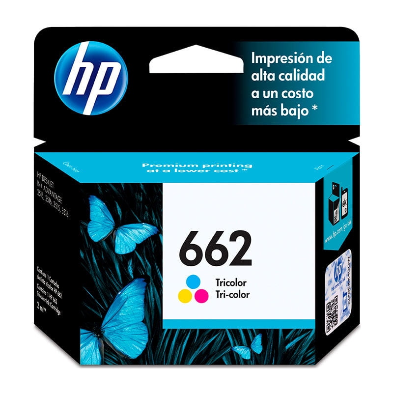 Hp - Cartucho De Tinta Original 662 Tricolor