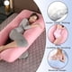thumbnail image 3 of Almohada para embarazadas, almohada en forma de U desmontable y lavable, cojín grande, almohada de cintura, 3 of 5