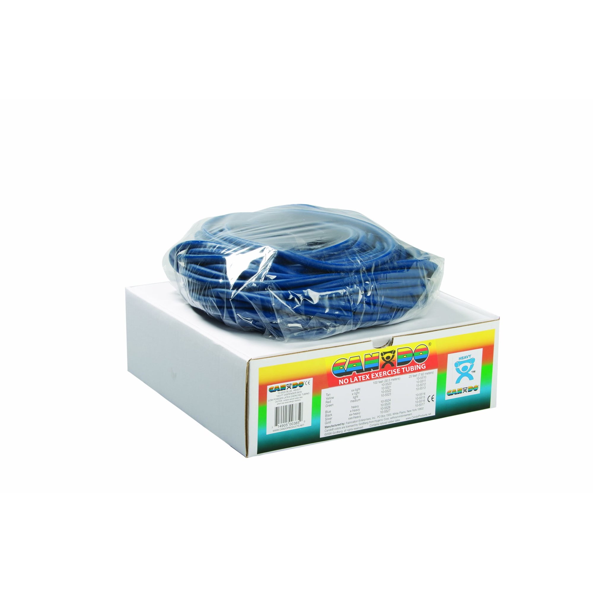 Tubo De Ejercicio Cando 10-5724, Azul, Sin Látex, Pesado, 30 M