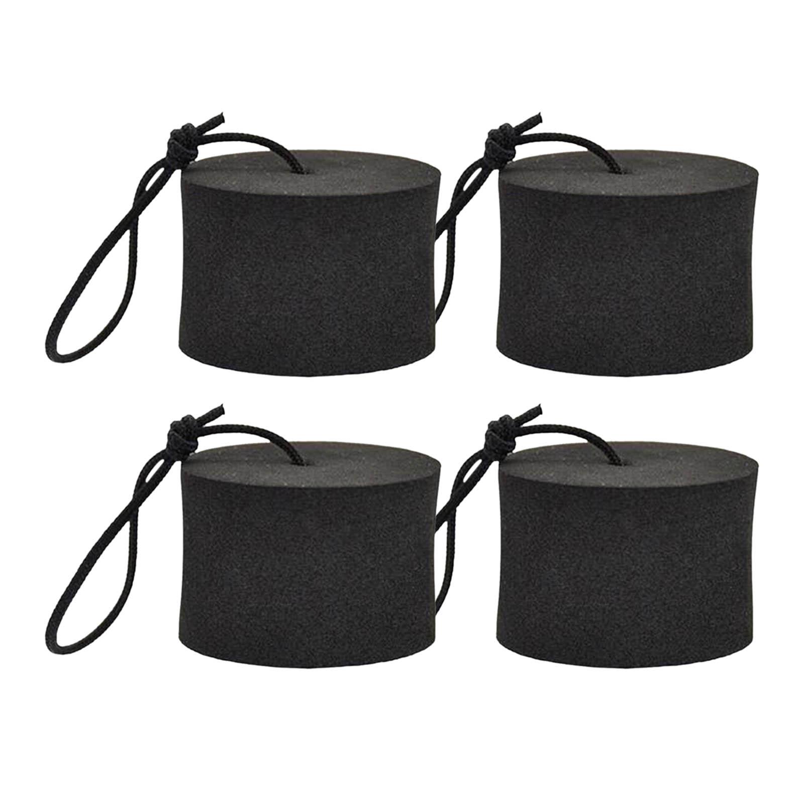 Magideal - 4 Piezas Tapón De Imbornal Para Kayak Tapón Para Orificios De Drenaje De Canoa Tapón Durable Portátil Fuerte Resiliencia Con Cordón Pieza De Repuesto L