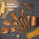 thumbnail image 3 of Juego de utensilios de cocina KLYRO: cucharas de madera con cucharas dosificadoras, 3 of 3