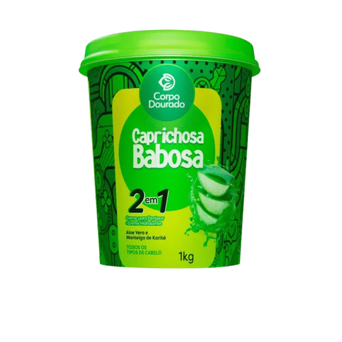 Mascarilla Capilar Caprichosa Babosa Corpo Dourado