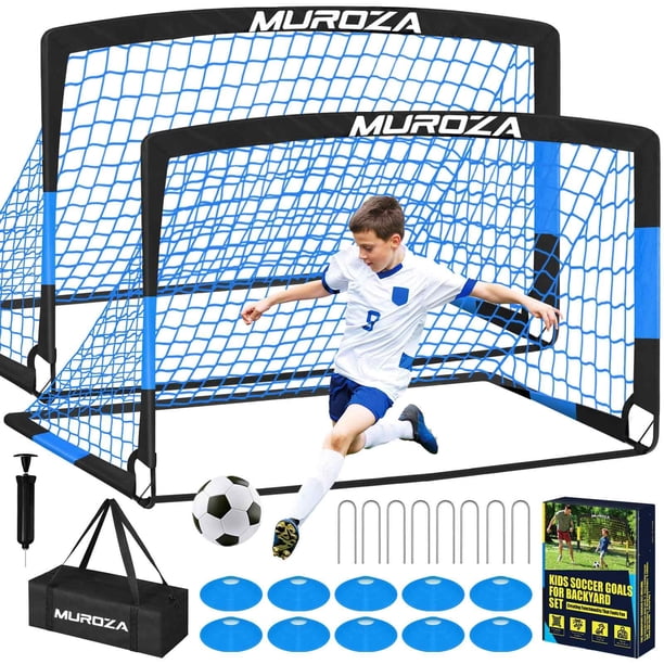 Juego De Portería De Fútbol Para Niños Con Balón De Fútbol Y Equipo De Entrenamiento