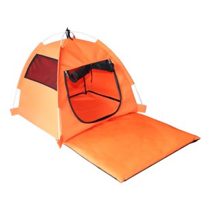 Ioensy - Corralito Portátil Para Mascotas, Valla Plegable, Tienda Para Gatos Para Animales Pequeños, Cachorros, Conejos, Naranja