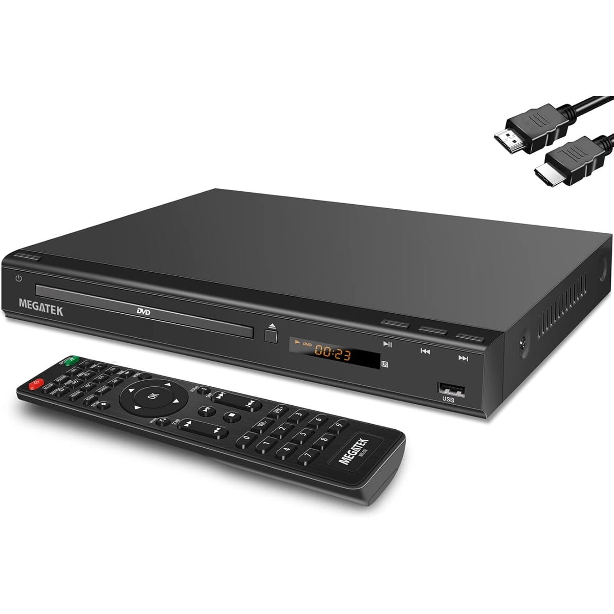 Reproductor Dvd Megatek Hdmi 1080p Region Libre Usb