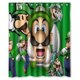 thumbnail image 1 of Cortina de ducha Super Mario Luigi, juego de cortina de baño con ganchos, tamaño 60 x 72 pulgadas, 1 of 3