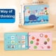 thumbnail image 1 of Children's Cognitive Early Education Enlightenment Quiet Book Magic Sticker Handmade Material Bag Hand Tear Sticker Book Educational Toy, 1 of 3