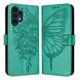 thumbnail image 4 of Funda cartera mariposa para Samsung Galaxy A04s con soporte y ranuras para tarjetas Verde, 4 of 5