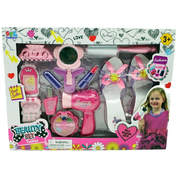 Set Fashion Juguete 11 Accesorios De Belleza - Ps