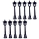 thumbnail image 1 of 10 Uds Mini Poste De Calle Luces Accesorios De Decoración De Casa De Muñecas Para Manualidades, 1 of 5