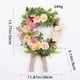 thumbnail image 5 of Corona de conejito de Pascua, planta de simulación para el hogar, corona de ratán, decoración para fiestas, accesorios para colgar en la puerta, 5 of 5