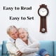 thumbnail image 5 of Reloj de pared con forma de péndulo Lovely Home Essentials, moderno, 60 x 22 cm, 5 of 9