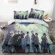 thumbnail image 1 of Attack -on- Giant Win-gsofLibe-rty -Anime -Soft 3D Prin-ed Duve-t Cover Bedd-ng Set -with Co-mforter C-over, 1 of 5