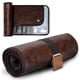 thumbnail image 1 of Bolsa de aseo para hombres, Bolsa de aseo de viaje esenciales, Organizador de rollo de baño compacto resistente al agua para la higiene, kit de afeitado, regalos para hombres (marrón elegant, 1 of 3