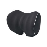Magideal - Reposacabezas De Almohada Para El Cuello, Reposacabezas De Coche, Funda Extraíble Ergonómico, Transpirable, Suave, Cojín Duradero Para Reposacabezas, Negro