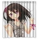 thumbnail image 1 of Cortina de ducha de baño con diseño de anime de chica encantadora con ganchos, tamaño 66 x 72 pulgadas, 1 of 3