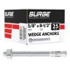 thumbnail image 1 of Anclajes de Cuña SURGE BUILDING PRODUCTS 21 cm (Caja de 25), 1 of 8