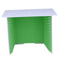 Bothyi - Cabina Insonorizada Estudio Grabación De Sonido Paneles De Espuma Cubierta Insonorizada De Escritorio Gris Verde