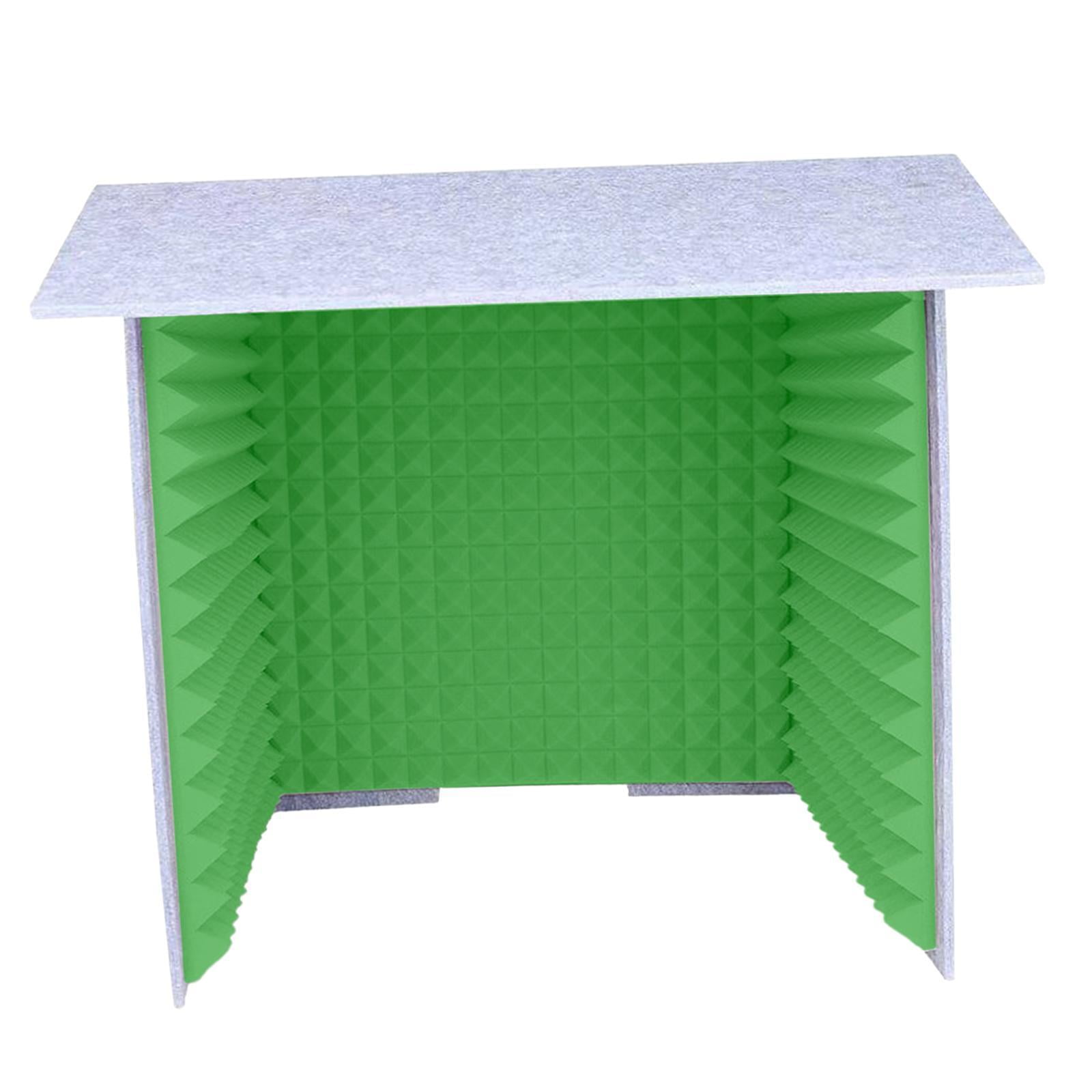 Bothyi - Cabina Insonorizada Estudio Grabación De Sonido Paneles De Espuma Cubierta Insonorizada De Escritorio Gris Verde