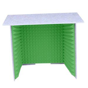 Bothyi - Cabina Insonorizada Estudio Grabación De Sonido Paneles De Espuma Cubierta Insonorizada De Escritorio Gris Verde