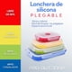 thumbnail image 2 of Juego de 4 recipientes/contenedores plegables de silicona para almacenamiento de alimentos con libre, 2 of 8