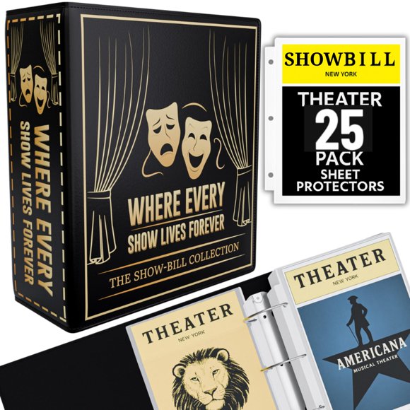 Álbum para Programas de Broadway Alvorn con 25 Fundas