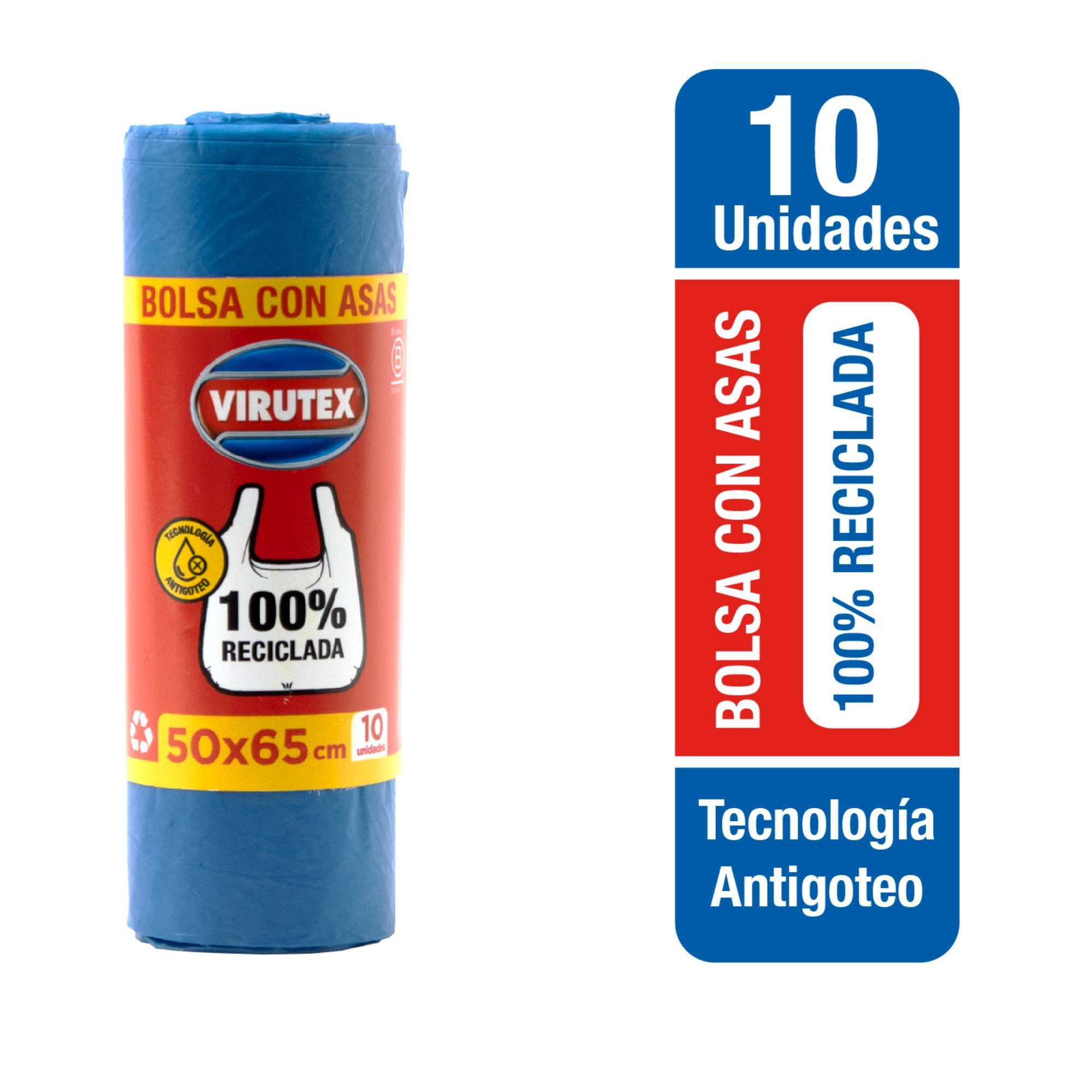 Virutex - Bolsa De Basura Con Asas 50X65 Cm