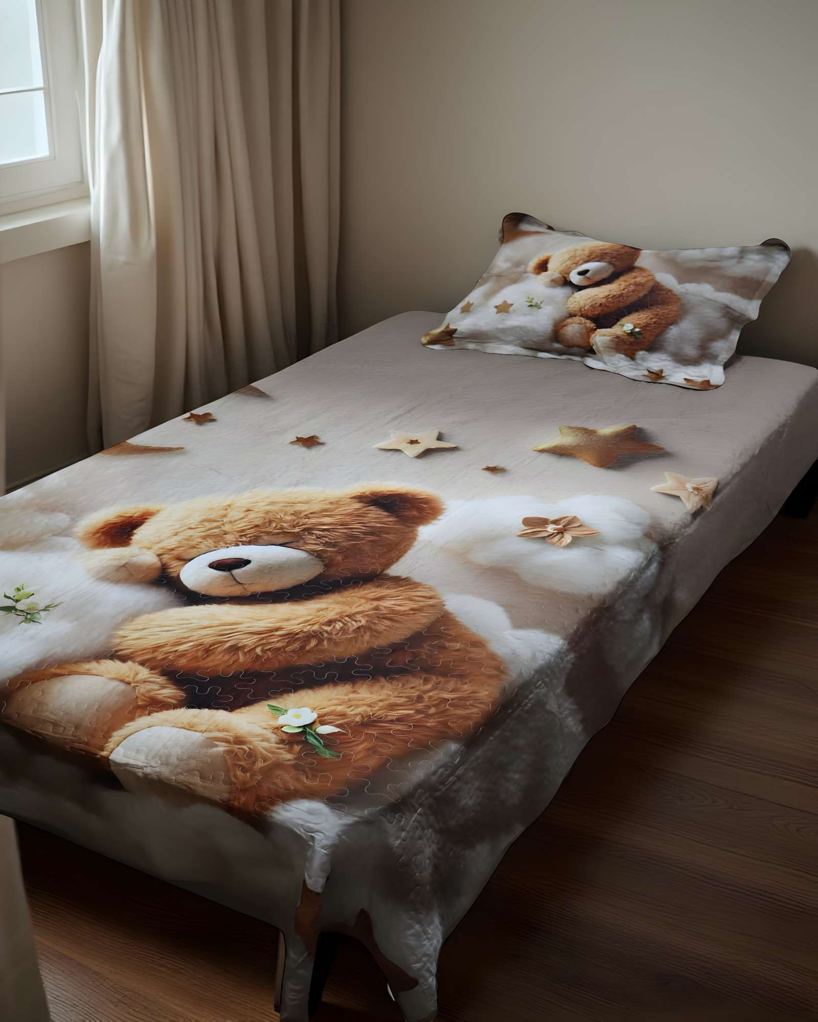 Genérico - Cobertor Quilt 3D Plaza Y Media 180 X 230 Cm V03