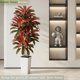 thumbnail image 3 of Árbol artificial TNGGNT 150 cm Dracaena de seda con maceta blanca, 3 of 9